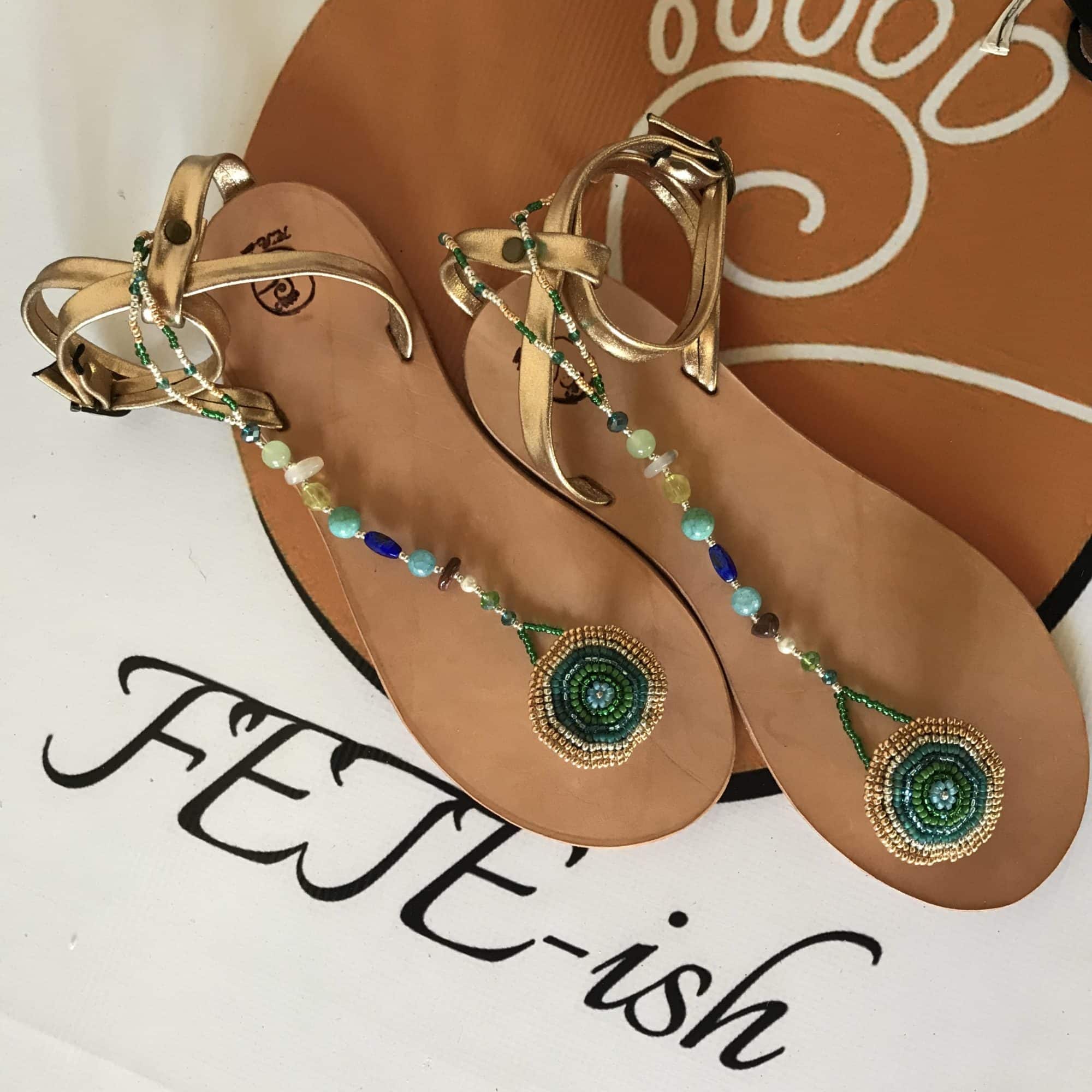 Goddess with Beaded Thong